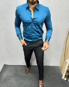 blue and black