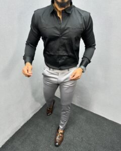black and grey